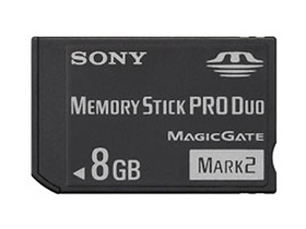 Memory Stick Pro Duo Mark28GB
